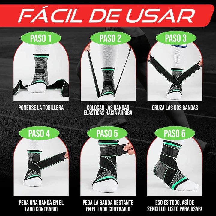 TOBILLERA DE DOBLE COMPRESION