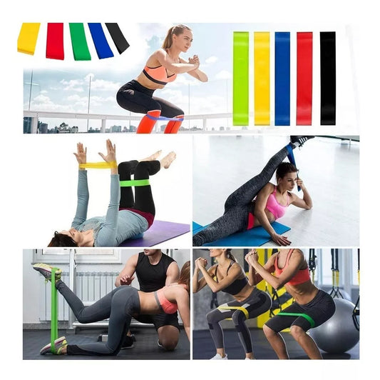 SET 5 BANDAS ELÁSTICAS RESISTENCIA