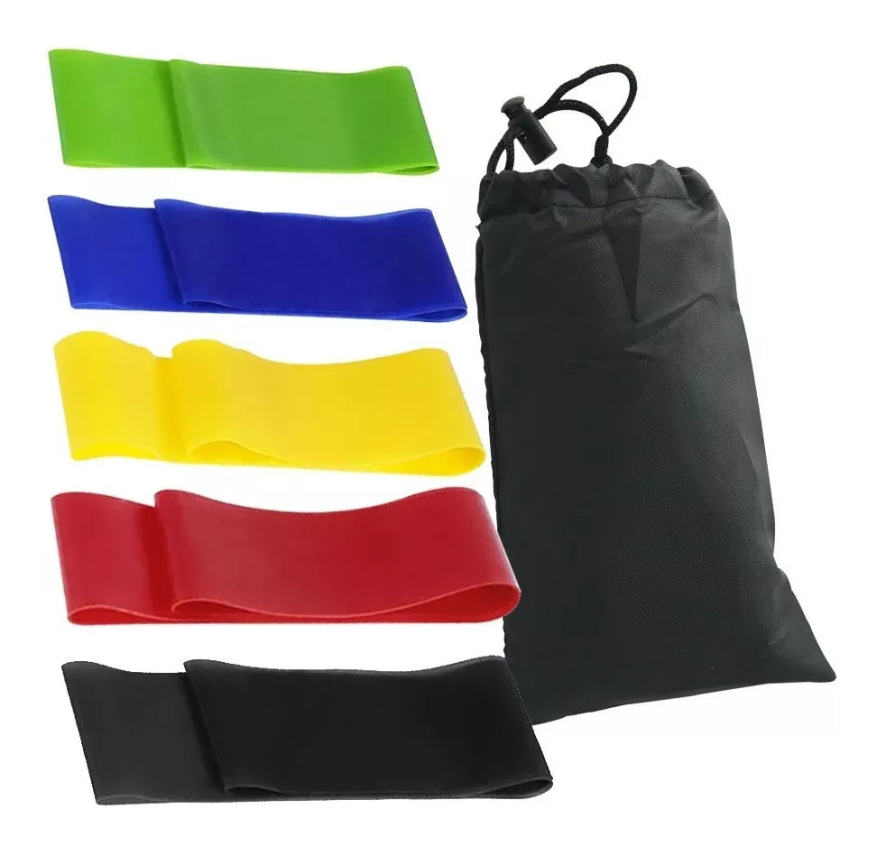 SET 5 BANDAS ELÁSTICAS RESISTENCIA