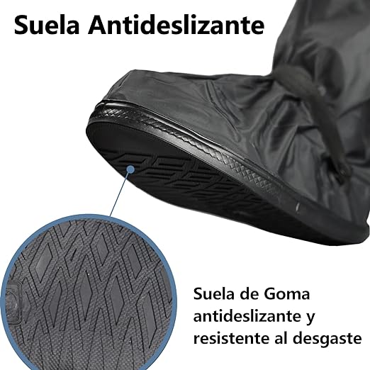 CUBRECALZADO IMPERMEABLE CON ZUELA UNSEX