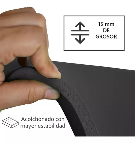 MAT YOGA COLCHONETA EJERCICIO GRUESO 15M